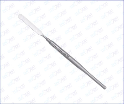 Cement spatula flexible single ended stainless steel dental instrument for mixing and applying materials