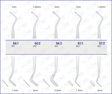 Stainless steel BS1 plastic filling composite instrument for dental restorative procedures