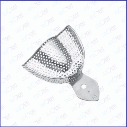 Stainless steel upper X-large perforated impression tray for dental clinics and labs