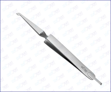 Self locking bracket tweezer straight stainless steel orthodontic dental instrument for precise bracket placement